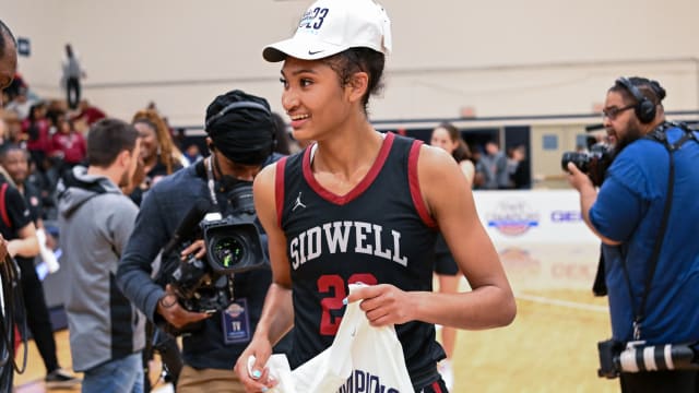 Kendall Dudley helped Sidwell Friends win the State Champions Invitational last year over Lone Peak.